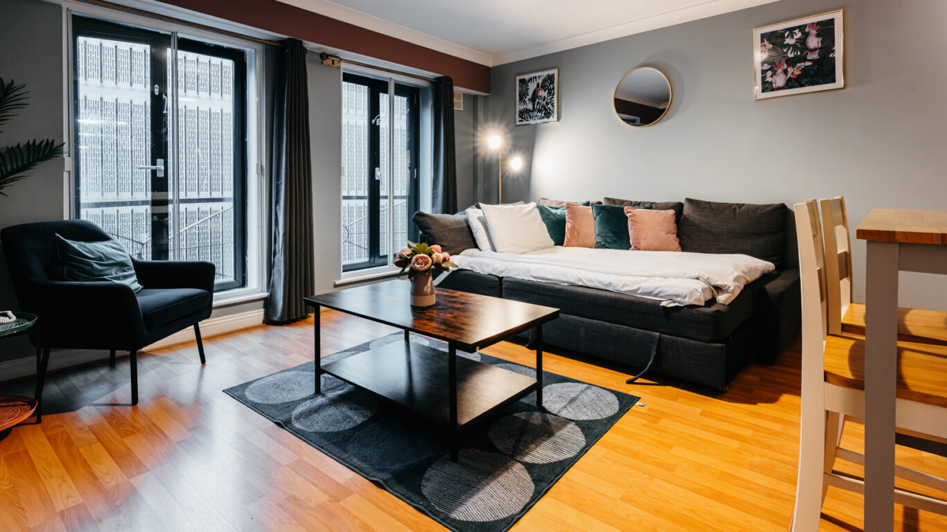 1 Bed Apt 3 Pax Living Room Sofa Bed